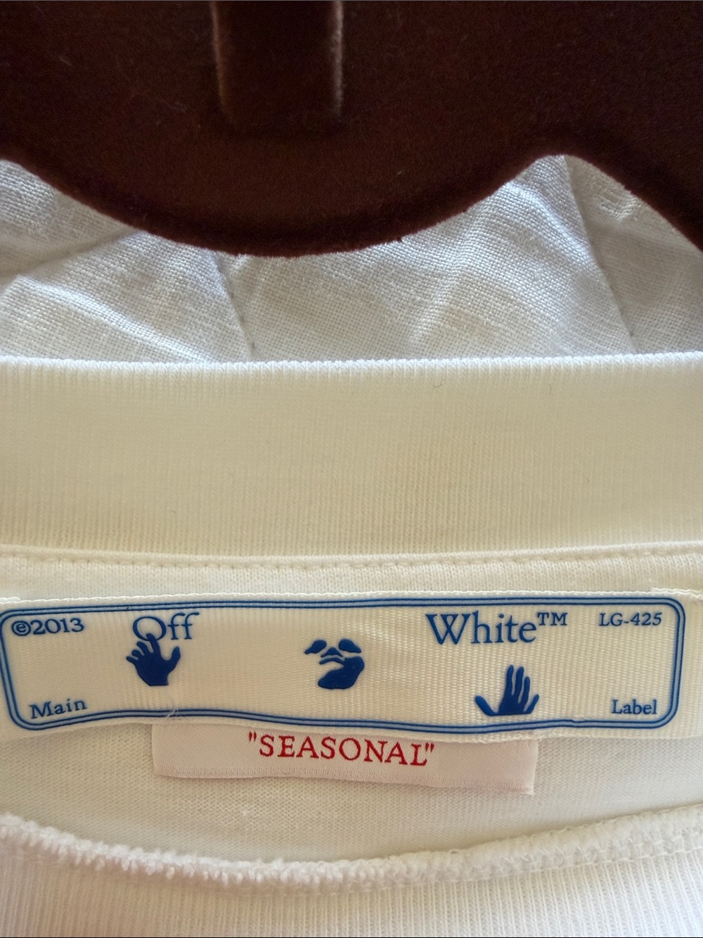 BRAND NEW Off-White White Minimal Logo Crew T-Shirt - Picture 5 of 6